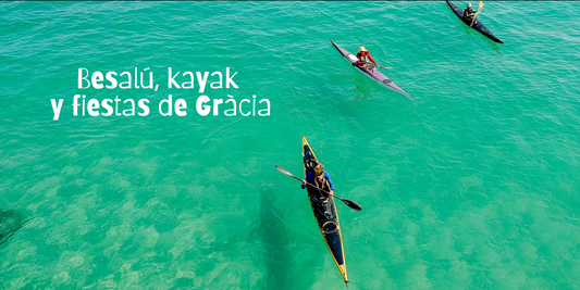 🏰 🛶 Besalú, kayak en Banyoles + Fiestas de Gràcia 🎉 Intermedio 10km💪 ➸ 📅 Sábado, 17.08.24 💰39€