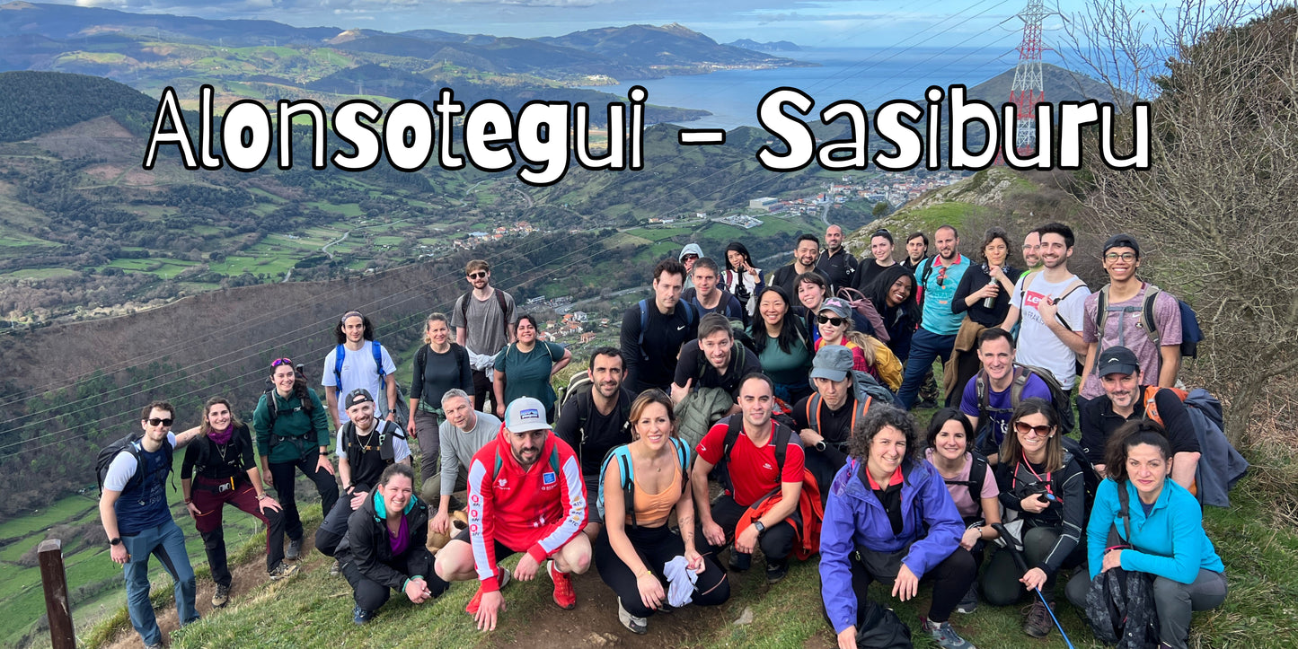 🔒COMPLETO 🏔️ Preciosa ruta Alonsotegui - Sasiburu - Cruces 💙 Intermedio 12km 💪🏾➸ 📅 Sábado, 08.03.25